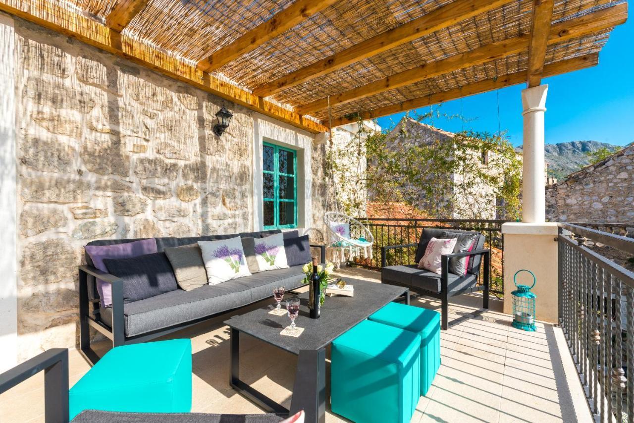 Rustic Stone Villa Begovi Dvori- 15 Minutes To Dubrovnik Eksteriør bilde